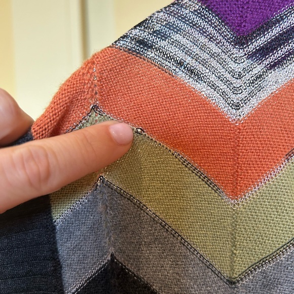 VINTAGE M MISSONI CARDIGAN. SIZE IT 40, US 4/6. GUC - Picture 5 of 8